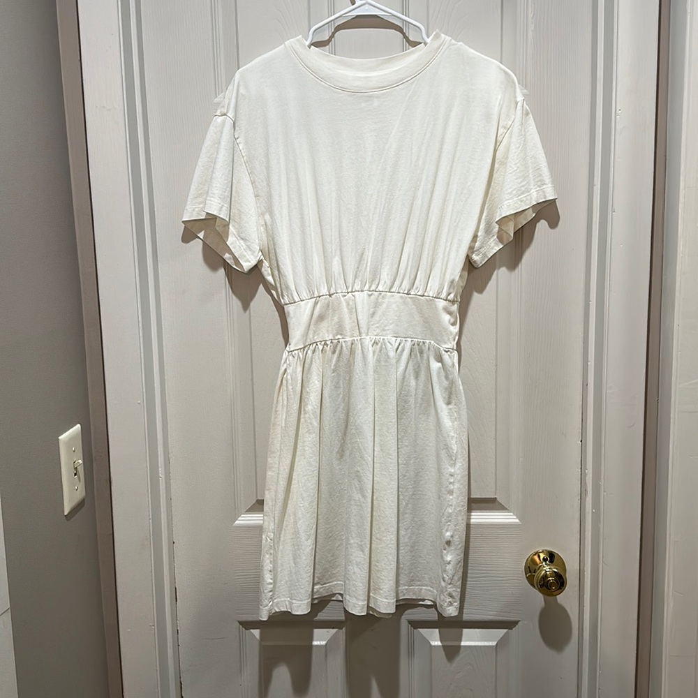 H&M white dress. Woman’s Size small.